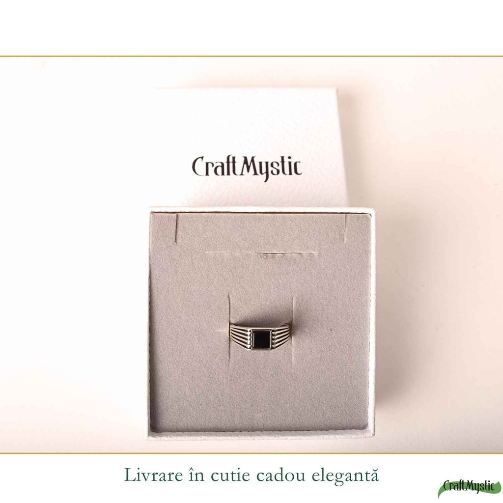 Inel cu Onix, Argint 925 – CraftMystic