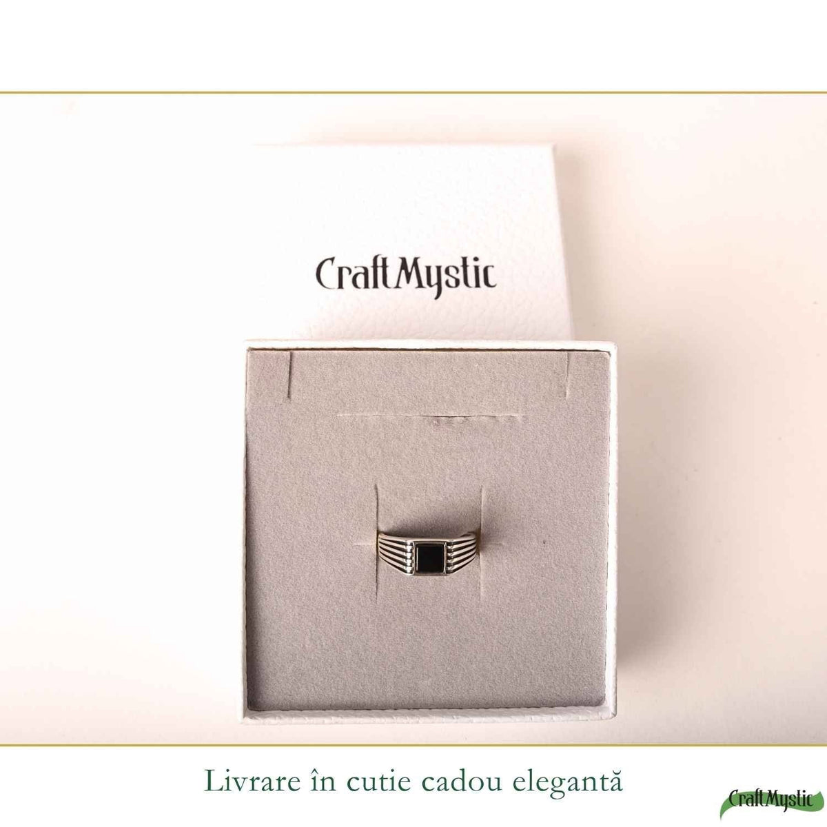 Inel cu Onix, Argint 925 – CraftMystic