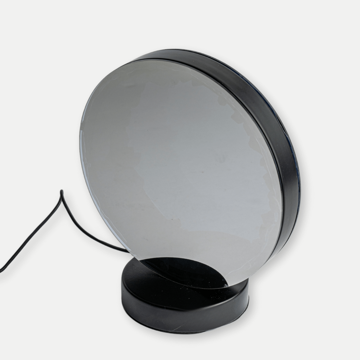 Lampa cu Oglinda si Ametist Natural – Decor cu Iluminare Magica si Cristale Energetice