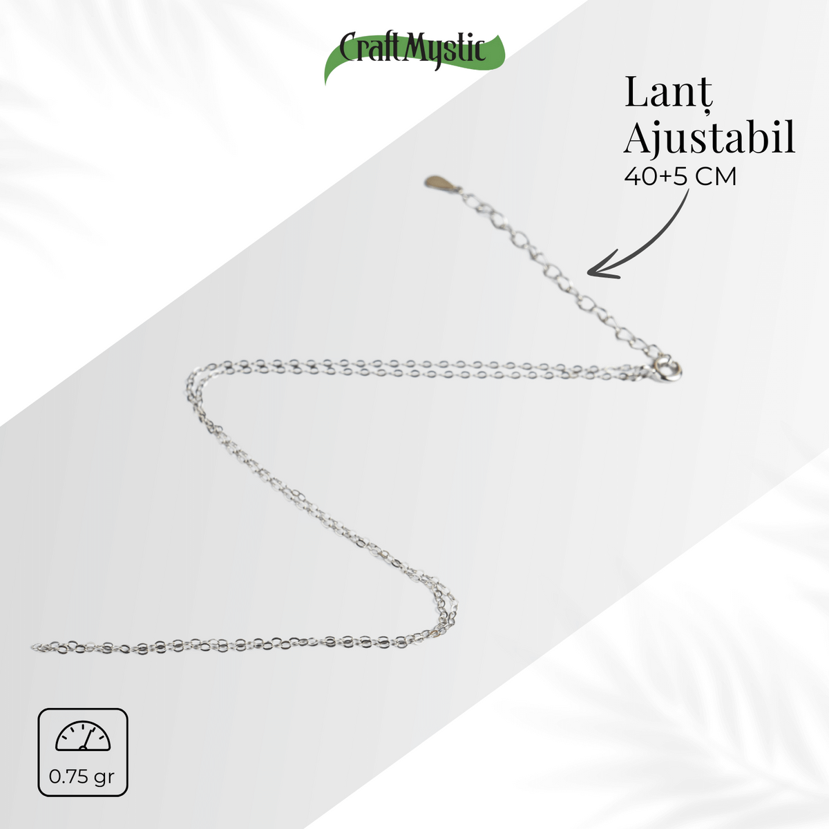 Lant reglabil pentru Bijuterii din Argint 925 – Stil Minimalist si Elegant