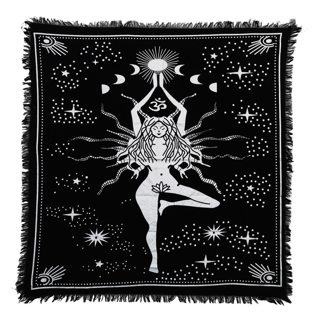 Panza Sacra pentru altar magic - Design 5 Moon Phases - Vrajitorie Tarot Wiccani Spiritualitate - Copie - Copie - Copie