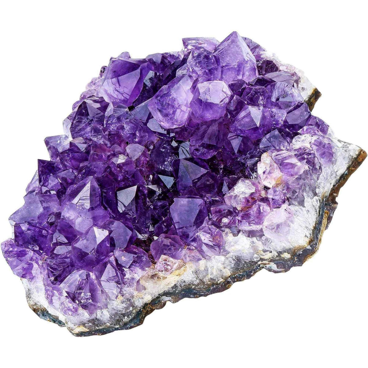 Cluster Ametist Natural din Uruguay, Cristal Unic pentru Meditatie si Echilibrare Energetica, Dimensiuni 5-7 cm