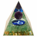 Piramida de Energie Orgonica cu Cristale de Vindecare specifice a Zodiilor pentru Relaxare, Meditatie si Ornament