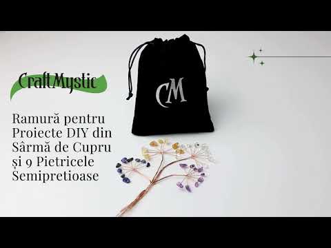 Ramurica DIY din Pietre Naturale Cuart Transparent (9 Pietricele)
