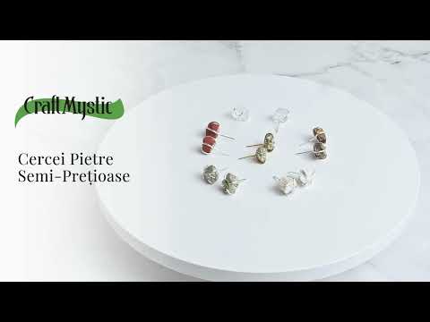 Talisman pentru impamantare si putere interioara – Cercei cu Jasp Rosu