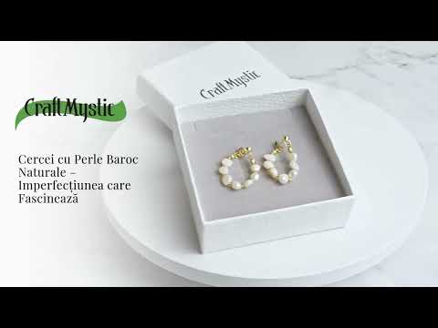 Imperfectiunea care fascineaza – Cercei cu perle baroc naturale