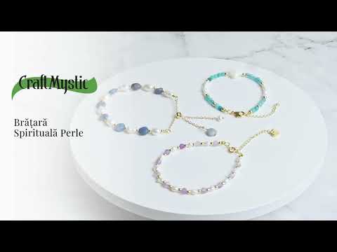Protectie si claritate – Bratara cu aventurin albastru si perle