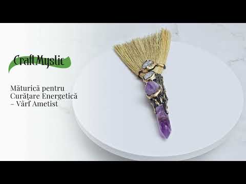 Maturica pentru curatare energetica – Varf Ametist natural