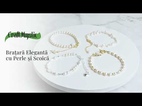 Bratara boho chic cu perle baroce – Feminitate si rafinament