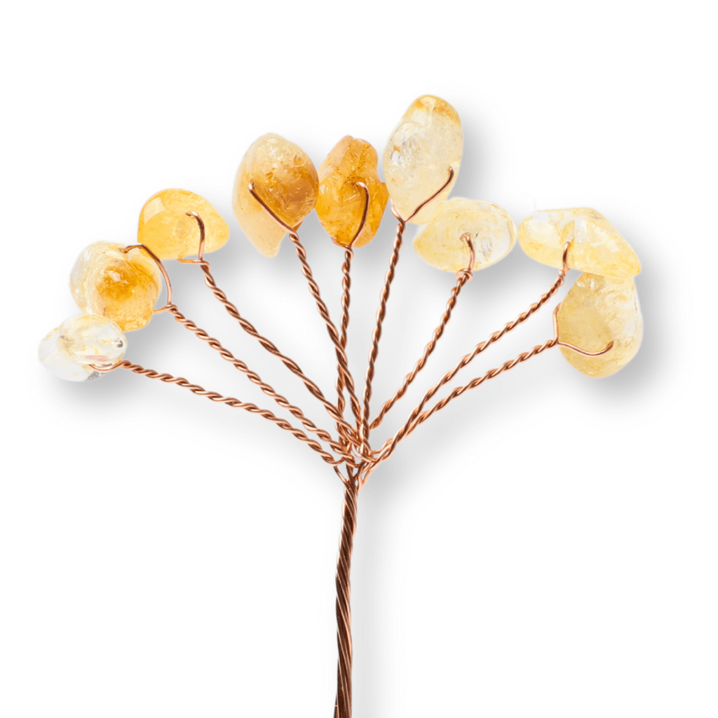 Ramurica DIY din Pietre Naturale Citrin (9 Pietricele)