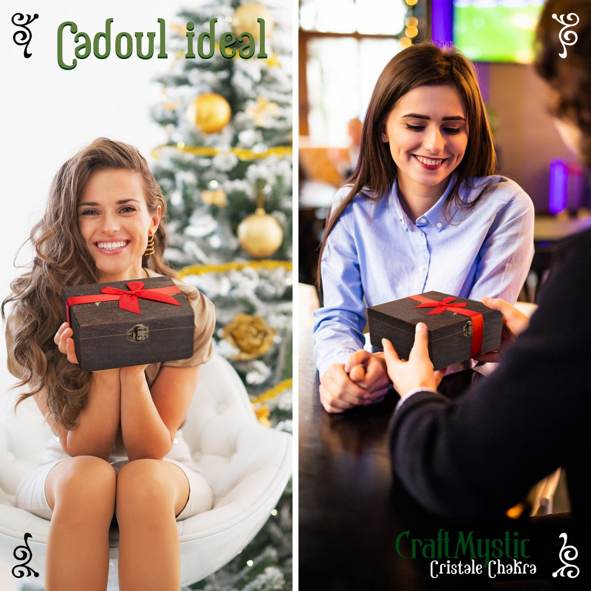 Set Premium cristale si pietre de manifestare pentru manifestare - Pietre autentice intr-o cutie deosebita