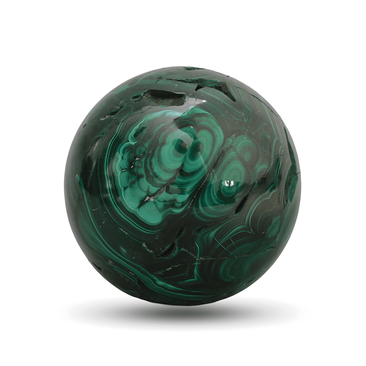 Sfera Malachit natural 50-55 mm 300-350 g